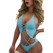 Polyester Solid One Pieces