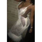 Sexy Bodycon White Dress