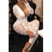 Sexy See-through Lace Jumpsuit