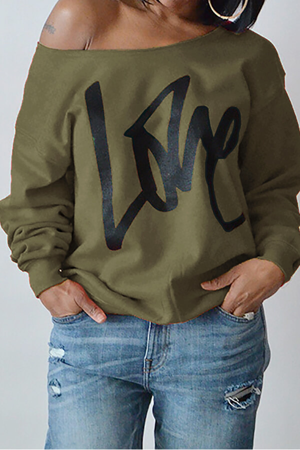 LW Love Letter Print Sweatshirt