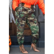 Lovely Euramerican Camouflage Printed Pants