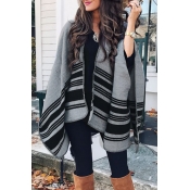 Lovely Casual Patchwork Grey Cardigan Sweaters