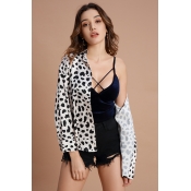 Lovely Vintage Leopard Printed White Shirts