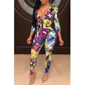 Lovely Casual Printed Multicolor Twilled Satin Two