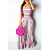 Lovely Bohemian Trumpet-shaped One-piece Jumpsuit