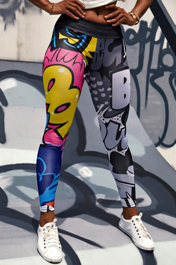Lovely Casual Printed Multicolor Pants