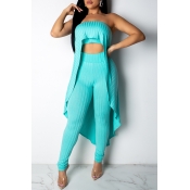 Lovely Casual Off The Shoulder Asymmetrical Green 