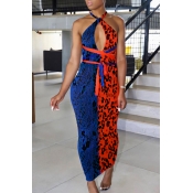 Lovely Casual Patchwork Printed Multicolor Ankle L