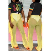 Lovely Casual Letter Printed Black T-shirt