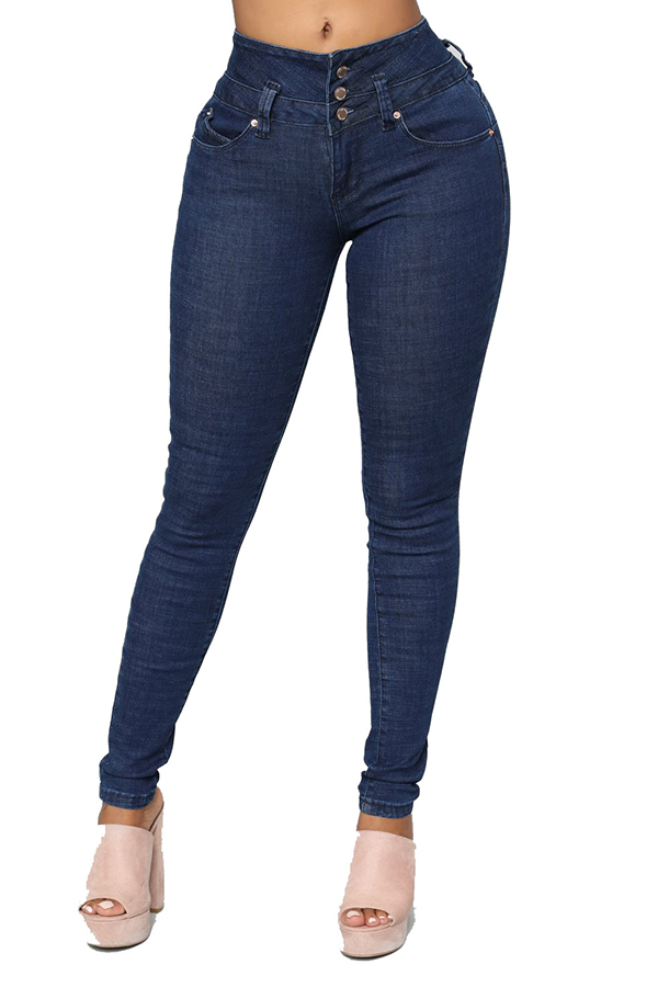 Lovely Work Skinny Deep Blue Jeans