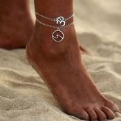 Lovely Trendy Silver Body Chain