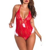 Lovely Christmas Day Patchwork Red Teddies