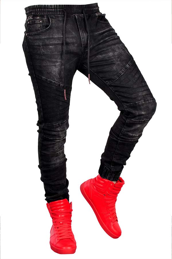 Lovely Casual Skinny Black Jeans