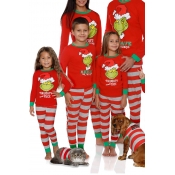 Lovely Family Santa Claus Striped Red Mother Two-p