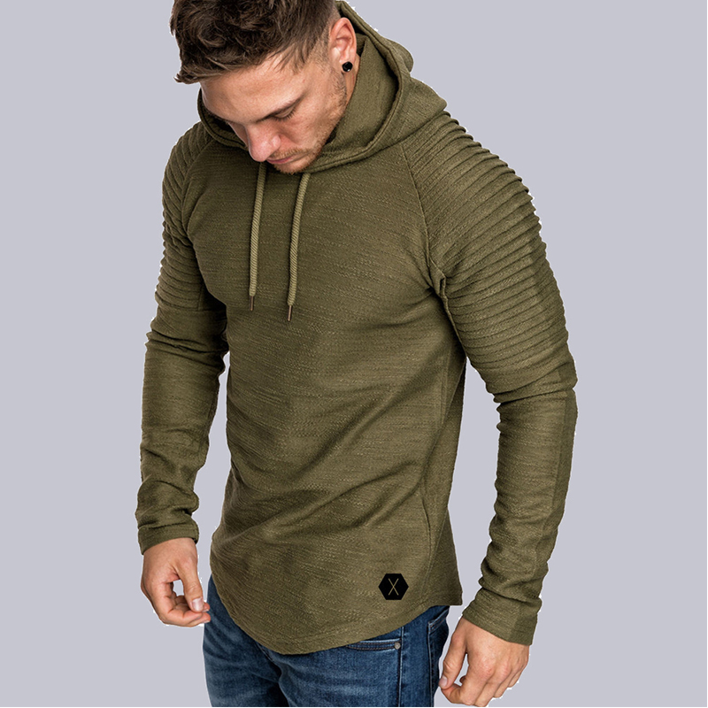 Lovely Casual Hooded Collar Ruffle Army Green Hoodie