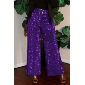 Lovely Chic Loose Purple Pants