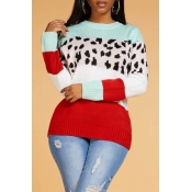 Lovely Leisure Patchwork Mulicolor Sweater