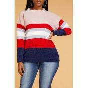 Lovely Leisure Striped Multicolor Sweater