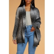 Lovely Casual Basic Black Cardigan