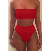 LW BASICS Plus Size Tube Top Bra Set