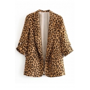 Lovely Trendy Leopard Print Coat