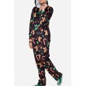 Lovely Bohemian Print Multicolor One-piece Jumpsui