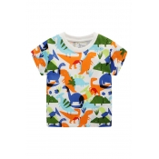 Lovely Casual Print Multicolor Boy T-shirt