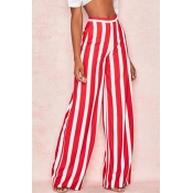 Lovely Casual Striped Loose Pants