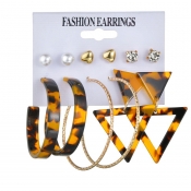 Lovely Stylish Hollow-out Brown Earring