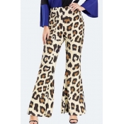 Lovely Casual Leopard Print Plus Size Pants