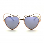 Lovely Chic Heart Frame Multicolor Sunglasses