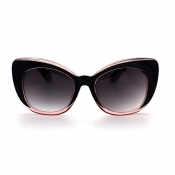 Lovely Chic Gradient Lens Black Sunglasses