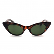 Lovely Stylish Print Brown Sunglasses