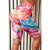 lovely Sportswear Tie-dye Multicolor Shorts