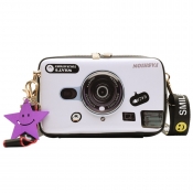 Lovely Chic Camera Black Crossbody Bag