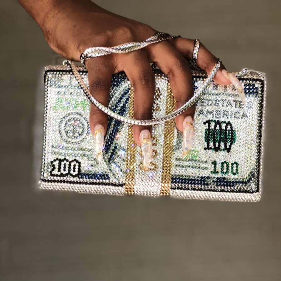 Lovely Stylish Chain Strap Black Crossbody Bags