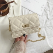 Lovely Trendy Basic White Crossbody Bag