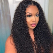 Lovely Stylish Long Curly Black Wigs