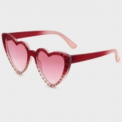 lovely Chic Heart Red Sunglasses