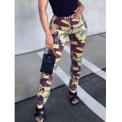 lovely Street Camouflage Print Pants