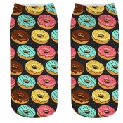 lovely Chic Print Multicolor Socks(One Side Print)