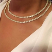 LW Trendy Hollow-out Gold Necklace