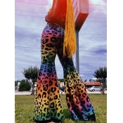 LW Fashion Leopard Print Basic Skinny Pants