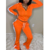 LW Striped Drawstring Pants Set