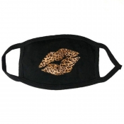 Lovely Sweet Leopard Lip Print Face Mask