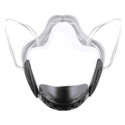 Lovely Casual Asymmetrical See-through Black Face 