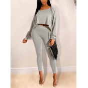 Lovely Two-piece Pants Set