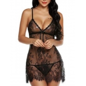 Lovely Sexy See-through Bandage Hollow-out Design 