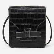 Lovely Casual Stone Pattern Black Crossbody Bag