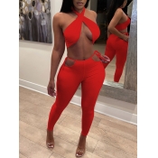LW SXY Criss Cross Bandage Cut Out Design Pants Se